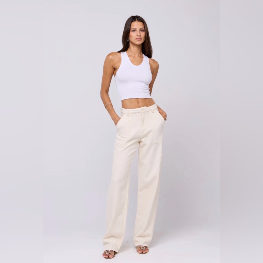 RESA Elsa Cargo Pants in Cream (New with Tags)